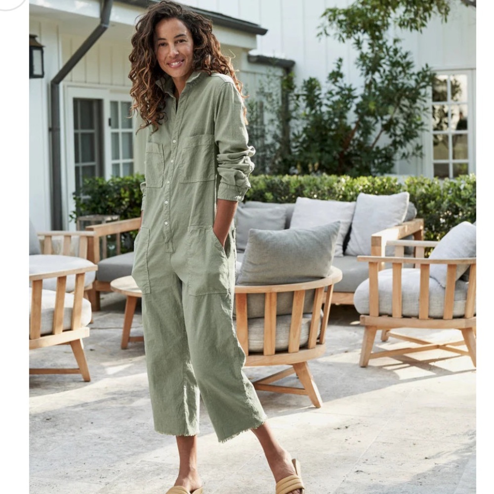 Frank & Eileen Northern Ireland Playsuit Jumpsuit Sage XS